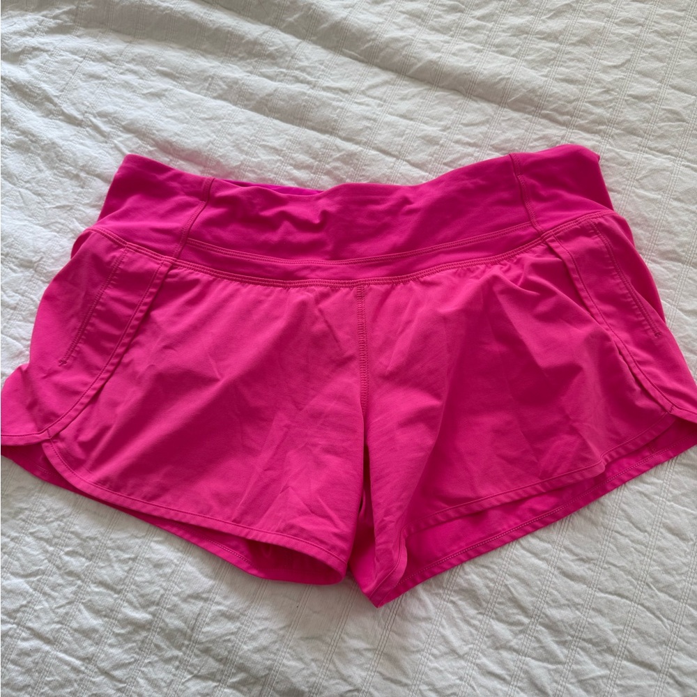 Lululemon Athletica Pink Athletic Shorts Lightweight Performance